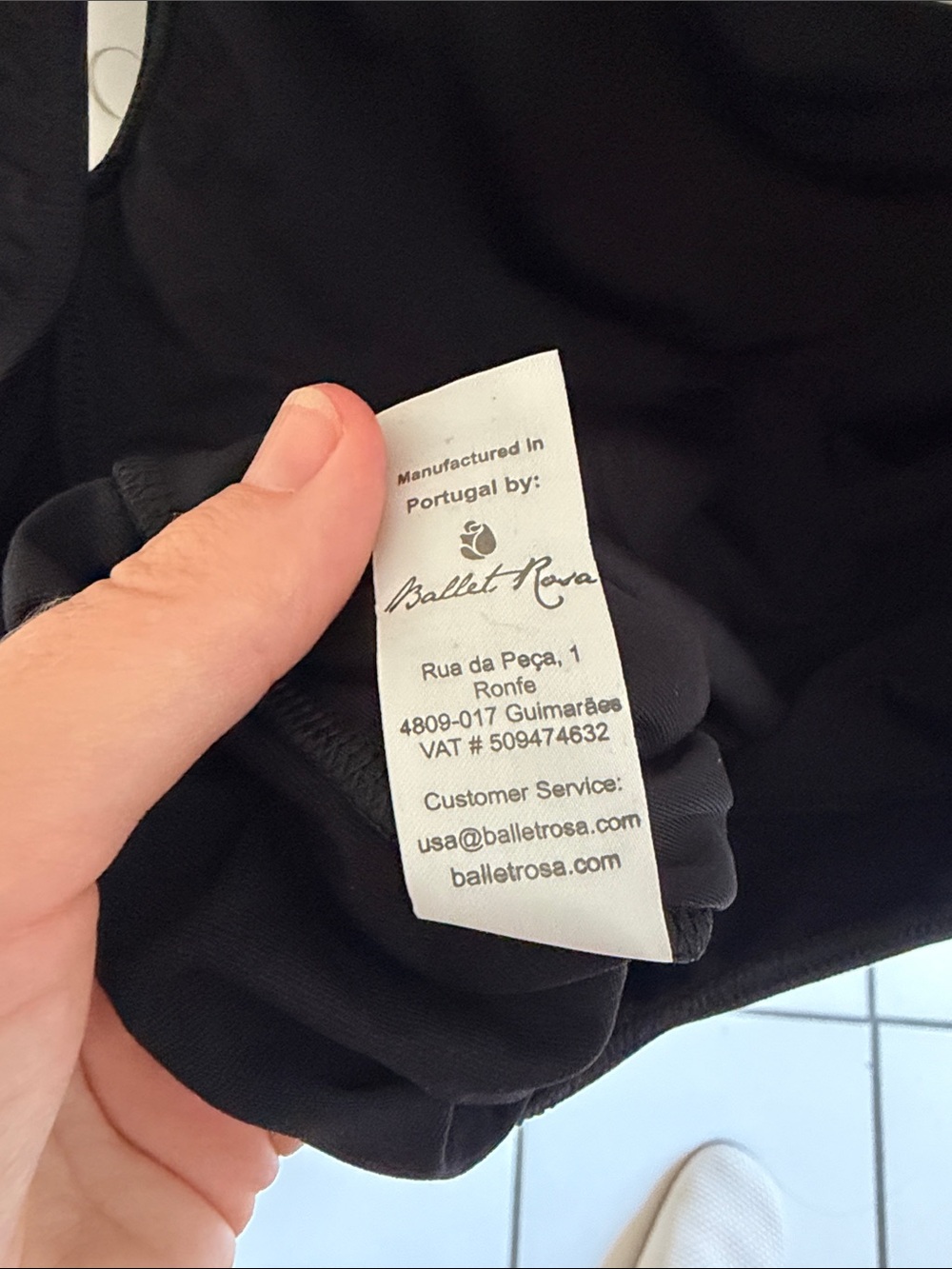 Ballet Rosa “Bella” Black Boatneck Scoop Neck Leotard - Picture 7 of 9